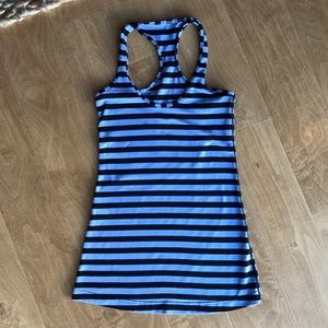 Lululemon Racerback | Periwinkle/Black Stripe